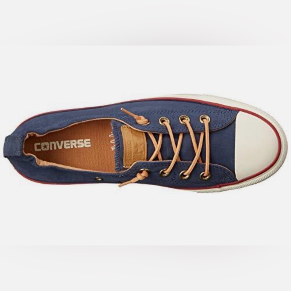 Converse Low-Top Canvas Sneaker - Navy/Chestnut